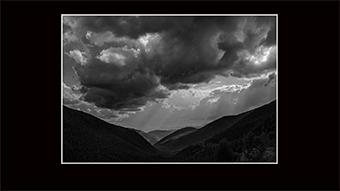 The Richard Philip Soltice Gallery - Light Shafts and Clouds from Kootenay Pass